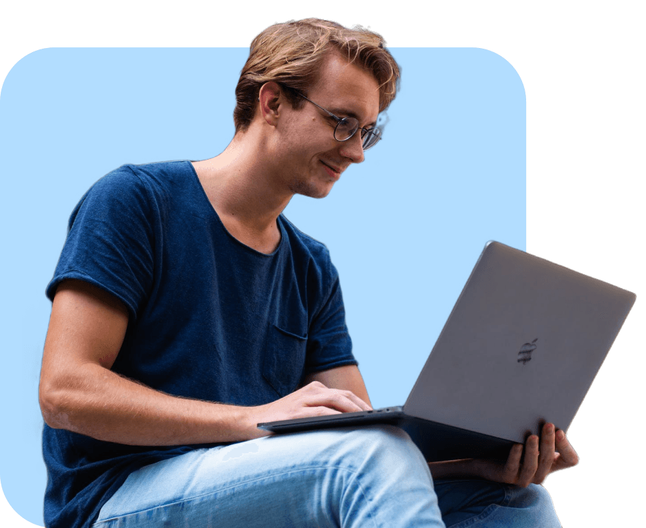 Student learning online